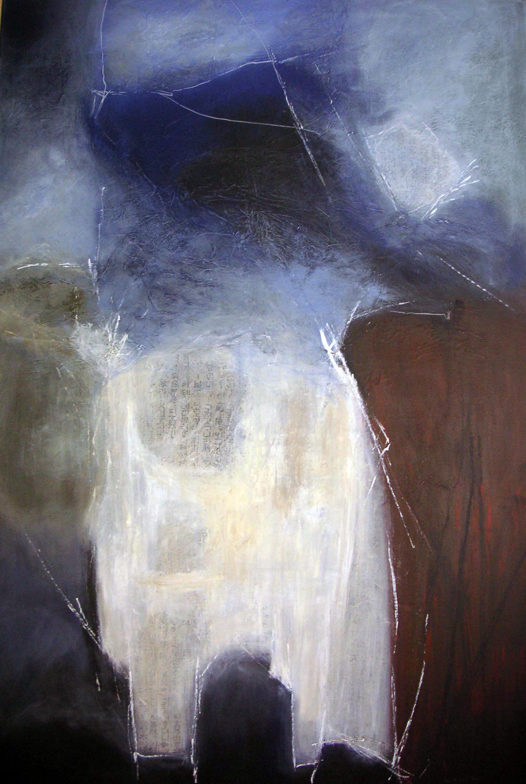 Berggipfel, 180x100cm