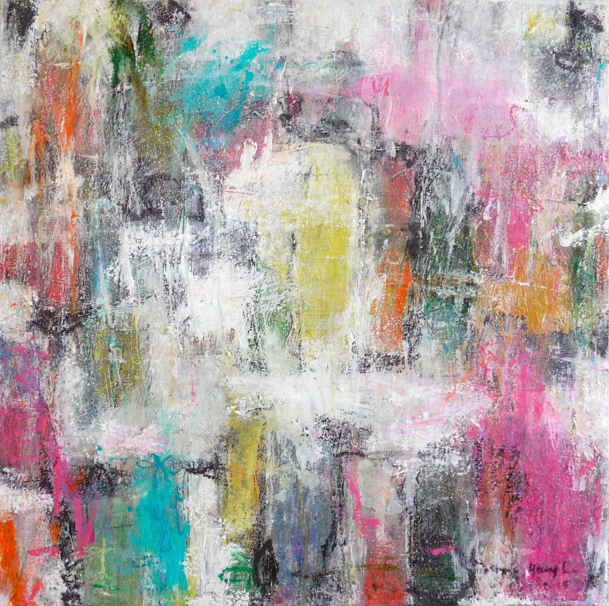 Bitte lächeln, 60x60cm