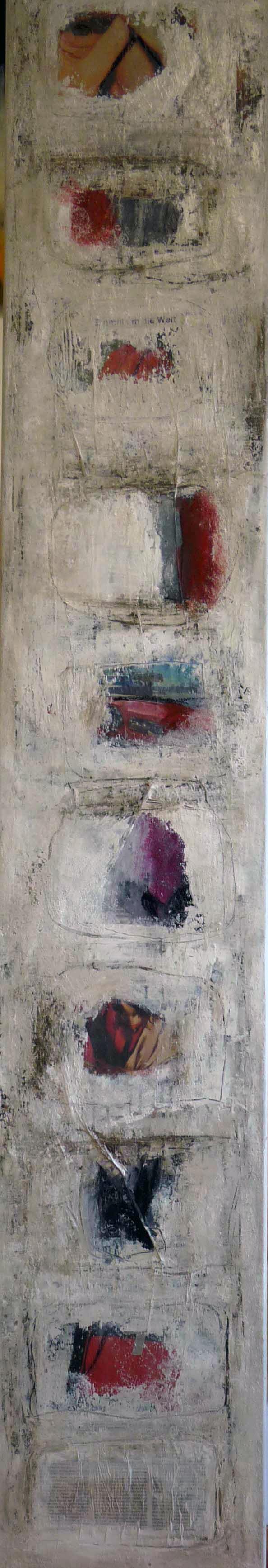 Reisebericht, 180x30cm